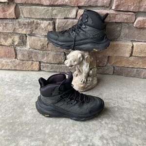 Hoka Dark Green and Black Men's Hiking Boot Size 10.5